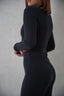 Women’s Crop Top Sweatshirt and Pants Set