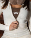 Women’s Crop Top Sweatshirt and Pants Set
