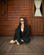 Women’s Crop Top Sweatshirt and Pants Set