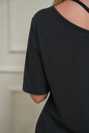 Women's open-back everyday tee, colour option — DWEGO