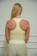 Square-Neck Sculpt Crop Top