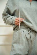 Half-Zip + Bermuda Shorts 2-Piece Set