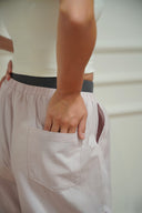 Women's layered wide-leg pants, colour option — DWEGO