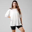 Summer T-Shirt with a Round Neckline