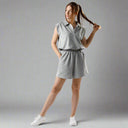 Women's Crop Top + Shorts Set