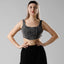 Short Crop Top With Wide Neckline