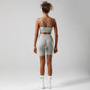 Sports Set: Sports Bra With Shorts