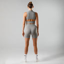 Sports Bra and Biker Shorts Set