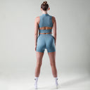Sports Bra and Biker Shorts Set