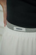 Women's layered wide-leg pants, colour option — DWEGO