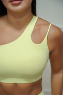 Women's one-shoulder sculpt three-piece set, colour option — DWEGO