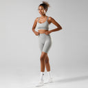 Sports Set: Sports Bra With Shorts