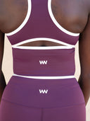 Open-back bra and leggings co-ord, colour option — DWEGO