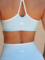 Women's Sports Bra with Criss-Cross Back & Leggings Set