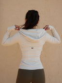 DWEGO sculpt-fit hooded zip jacket — DWEGO