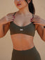 Women's Criss-Cross Sports Bra and High-Waist Leggings Set