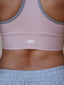 Women's Two-Tone Sports Bra with Wide-Leg Pants Set