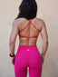 Women's Racerback Active Bra with High-Rise Leggings