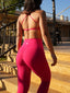 Women's Racerback Active Bra with High-Rise Leggings