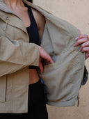 Women's Hooded Jacket with Front Pockets