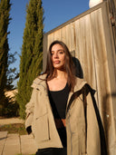 Women's Hooded Jacket with Front Pockets