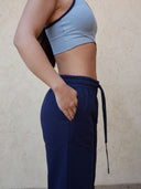 Two-tone bra and wide-leg pants co-ord, colour option — DWEGO