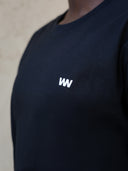 Textured crew-neck tee, colour option — DWEGO