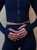 Women's Three-Piece Active Set with Flared Leggings