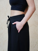 Women's Elastic Waist Wide-Leg Pants