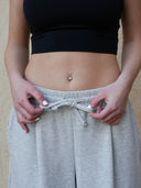 Women's Elastic Waist Wide-Leg Pants