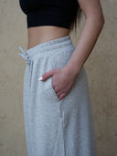 Women's Elastic Waist Wide-Leg Pants