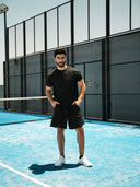 Men’s Melange T-Shirt & Shorts Set