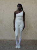 Women's Zip-Up Jacket, Tank Top and High-Waist Leggings Set