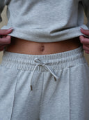 Women's Off-Shoulder Top with Wide-Leg Pants