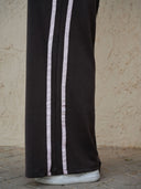 Women's Corset-Style Hooded Set with Wide-Leg Pants