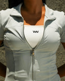 Women’s Wide-Leg Pants and Zip-Up Top Set