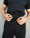 Men’s Relaxed T-Shirt and Straight-Leg Pants Set