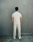 Men’s Relaxed T-Shirt and Straight-Leg Pants Set