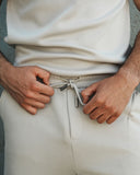 Men’s Relaxed T-Shirt and Straight-Leg Pants Set