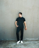 Men’s Relaxed T-Shirt and Straight-Leg Pants Set