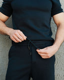 Men’s Relaxed T-Shirt and Straight-Leg Pants Set
