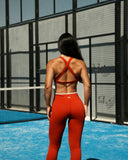 Women's Contrast High-Waisted Leggings