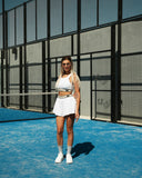 Women’s Sports Bra and Flowy Shorts Set
