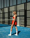 Women’s Sports Bra and Flowy Shorts Set