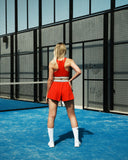 Women’s Sports Bra and Flowy Shorts Set