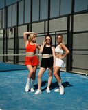 Women’s Sports Bra and Flowy Shorts Set