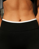 Women's Contrast High-Waisted Leggings