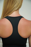 Women's padded square-neck top, colour option — DWEGO