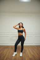 Women's open-back active two-piece set, colour option — DWEGO