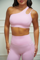 Women's one-shoulder sculpt three-piece set, colour option — DWEGO